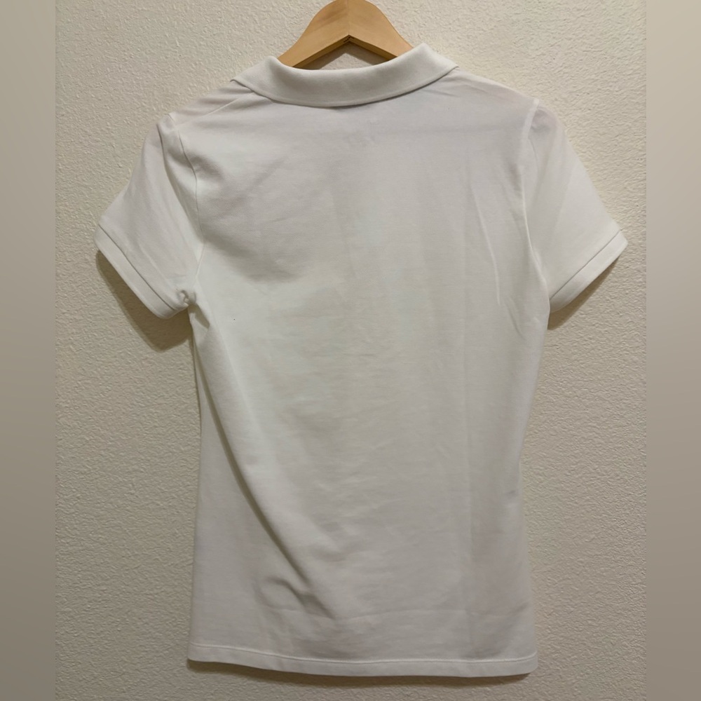 Nautica Women's Classic White Button Down Shirt - Picture 2 of 3